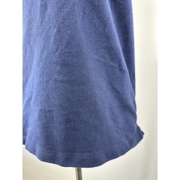 Ralph Lauren Big Pony USA Rugby Polo Shirt Slim Fitted SS Navy Blue Size Large - Picture 7 of 16